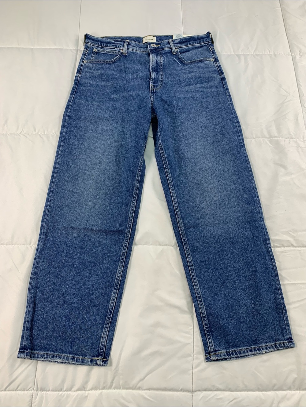 New EVERLANE high rise straight leg jeans size 30